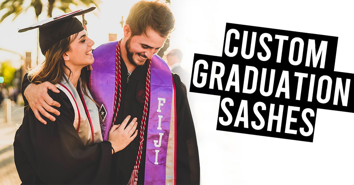 Custom Graduation Sashes | Wholesale Pricing Bulk Orders | Discovertee